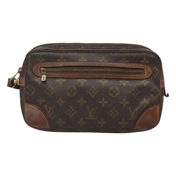 LOUIS VUITTON Monogram Marly Dragonne GM Clutch Bag M51825 LV Auth ti3064 - Picture 2 of 16